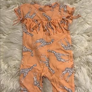 Giraffe tassel one piece